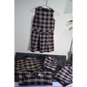 5 Flynn O'Hara Pleated Jumpers Dress School Uniform GIRLS 6 Blue Red Brown Plaid